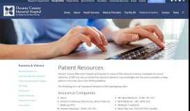 
							         Patient Resources | Decatur County Memorial Hospital								  
							    