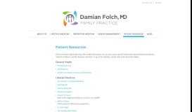 
							         Patient Resources | Dr. Folch								  
							    