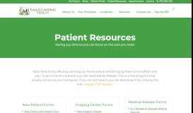 
							         Patient Resources - elfp - Eagles Landing Family Practice								  
							    