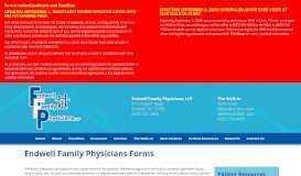 
							         Patient Resources - Endwell Family Physicians Forms								  
							    