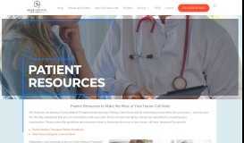 
							         Patient Resources - Family Medical Therapies								  
							    