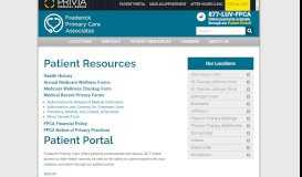 
							         Patient Resources - Frederick Primary Care Associates								  
							    