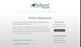 
							         Patient Resources from Emerald Eyes in Sea Girt NJ								  
							    