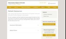 
							         Patient Resources from Precision Family Eyecare in Johnstown CO								  
							    