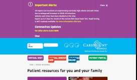 
							         Patient Resources – Healthcare Services in New ... - CareMount Medical								  
							    