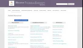 
							         Patient Resources - Houston Thyroid and Endocrine Specialists								  
							    