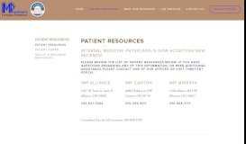 
							         Patient Resources — Internal Medicine Physicians								  
							    