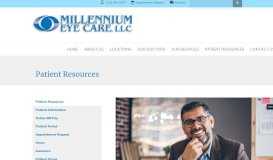 
							         Patient Resources | Millennium Eye Care | Freehold New Jersey								  
							    