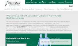 
							         Patient Resources - North Shore Gastroenterology								  
							    