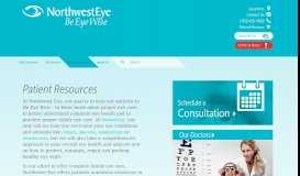 
							         Patient Resources | Northwest Eye								  
							    