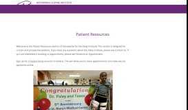 
							         Patient Resources | Paley Orthopedic & Spine Institute								  
							    