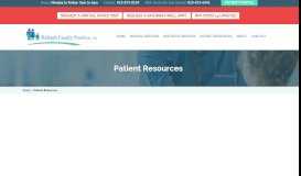 
							         Patient Resources | Raleigh Family Practice								  
							    