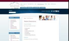 
							         Patient Resources | Rocky Mountain Primary Care								  
							    