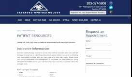 
							         Patient Resources Stamford CT ... - Stamford Ophthalmology								  
							    