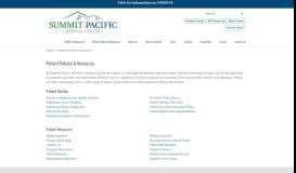 
							         Patient Resources – Summit Pacific Medical Center								  
							    