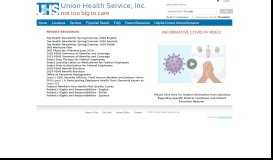 
							         Patient Resources - Union Health Service								  
							    