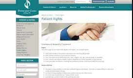 
							         Patient Rights | Physicians' Clinic of Iowa, P.C.								  
							    