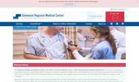 
							         Patient Safety: Glenwood Regional Medical Center | Steward Hospital ...								  
							    