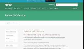 
							         Patient Self-Service - Sharp HealthCare San Diego								  
							    