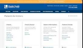
							         Patient Services Directory - Oneida Healthcare								  
							    