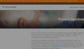 
							         Patient Services | Main Line Health | Philadelphia, Pennsylvania								  
							    