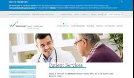 
							         Patient Services – Westside Family Healthcare								  
							    