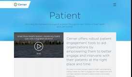 
							         Patient Solutions | Cerner								  
							    