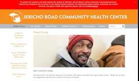 
							         Patient Survey - Jericho Road Community Health Center								  
							    