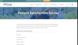 
							         Patient Survey | Louisiana Pain Care | Monroe and Ruston, LA								  
							    