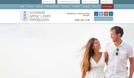 
							         Patient Testimonials * Gateway Spine & Pain Physicians of ...								  
							    