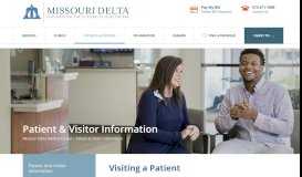 
							         Patient & Visitor Information | Missouri Delta Medical Center								  
							    