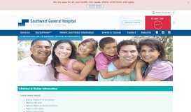
							         Patient & Visitor Information: Southwest General Hospital | A Steward ...								  
							    