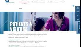 
							         Patient & Visitor Information - White Plains Hospital								  
							    