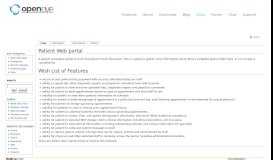 
							         Patient Web portal - OpenEMR Project Wiki								  
							    