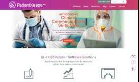 
							         PatientKeeper EHR Optimization Software for Physician Workflow								  
							    