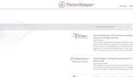 
							         PatientKeeper Healthcare Applications for Physician Workflow								  
							    
