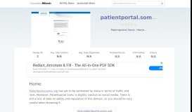 
							         Patientportal.somc.org website. Home.								  
							    