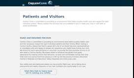 
							         Patients and Visitors | Carilion Clinic								  
							    
