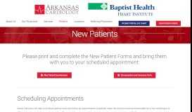 
							         Patients · Arkansas Cardiology								  
							    