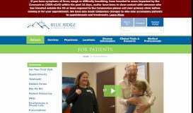 
							         Patients - Blue Ridge Cancer Care								  
							    
