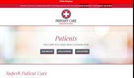 
							         Patients | Fort Worth Primary Care Facility								  
							    