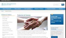 
							         Patients & Guests | UNC Rockingham Health Care								  
							    