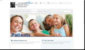 
							         Patients - Palmetto Primary Care Physicians								  
							    