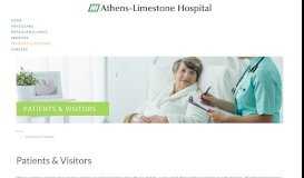 
							         Patients & Visitors - Athens-Limestone Hospital								  
							    