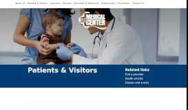 
							         Patients & Visitors | CGH Medical Center								  
							    