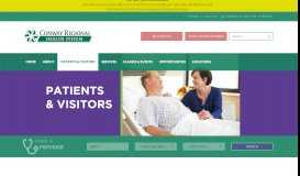 
							         Patients & Visitors | Conway Regional Health System								  
							    
