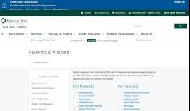 
							         Patients & Visitors | Fairview Park Hospital								  
							    