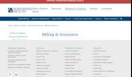 
							         Patients & Visitors - Financial Information - Billing ... - Northwest Health								  
							    