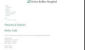 
							         Patients & Visitors - Helen Keller Hospital								  
							    