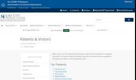 
							         Patients & Visitors | Lake City Medical Center | Lake City, FL								  
							    